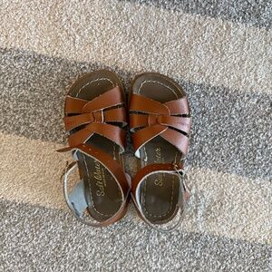 Little Girl's Saltwater Sandal, Brown